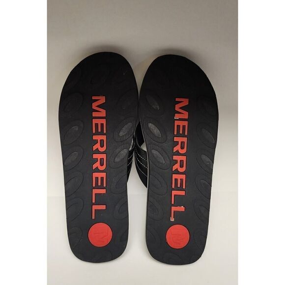 Merrell Black Aurora Red Merrell Performance Footwear 11 Flip Flops sandals - Picture 6 of 6